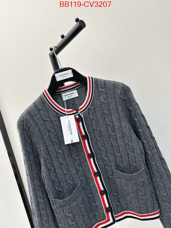 Clothing-Thom Browne buy best high-quality ID: CV3207 $: 119USD