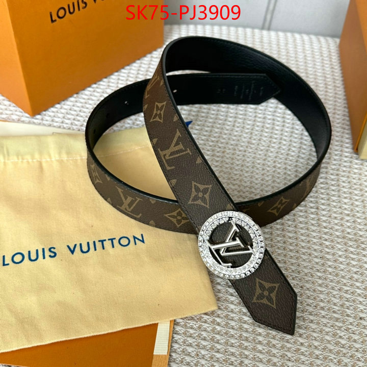 Belts-LV designer wholesale replica ID: PJ3909 $: 75USD