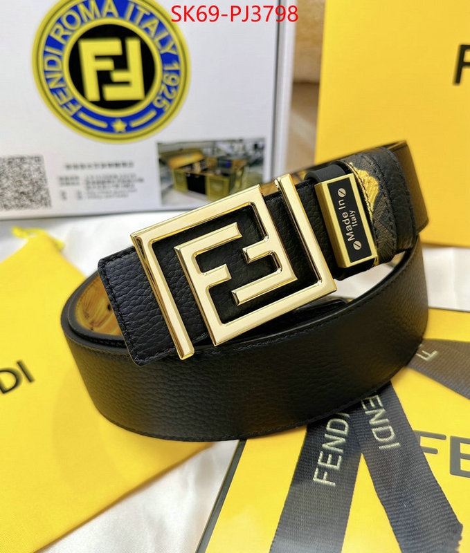 Belts-Fendi fake high quality ID: PJ3798 $: 69USD