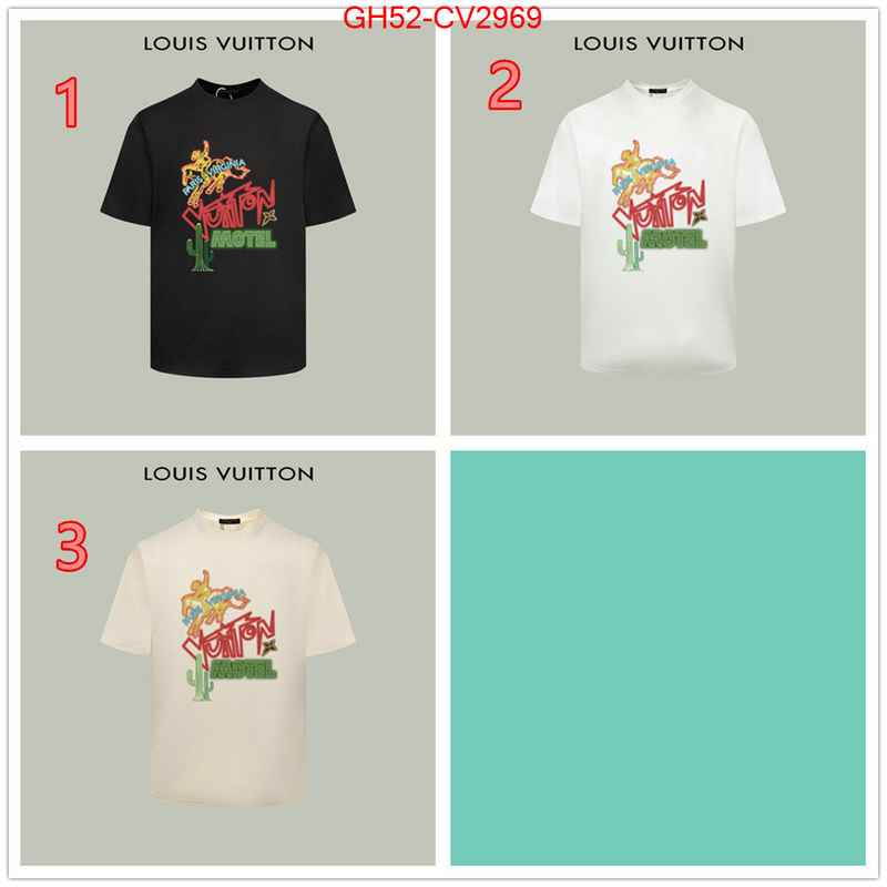 Clothing-LV top fake designer ID: CV2969 $: 52USD
