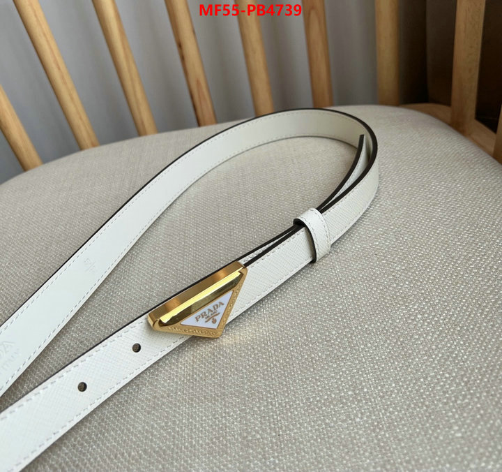 Belts-Prada 1:1 replica ID: PB4739 $: 55USD