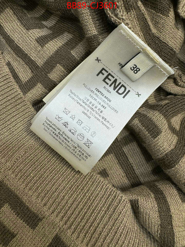 Clothing-Fendi top fake designer ID: CJ3601 $: 89USD