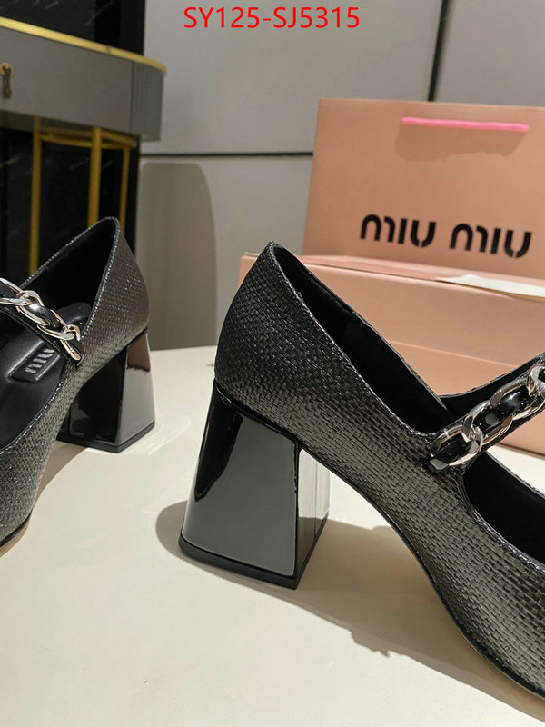 Women Shoes-Miu Miu luxury fake ID: SJ5315 $: 125USD