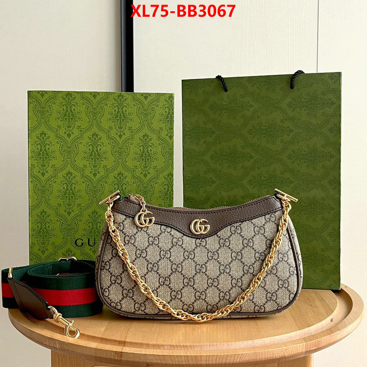 Gucci Bags(4A)-Crossbody- best like ID: BB3067 $: 75USD,