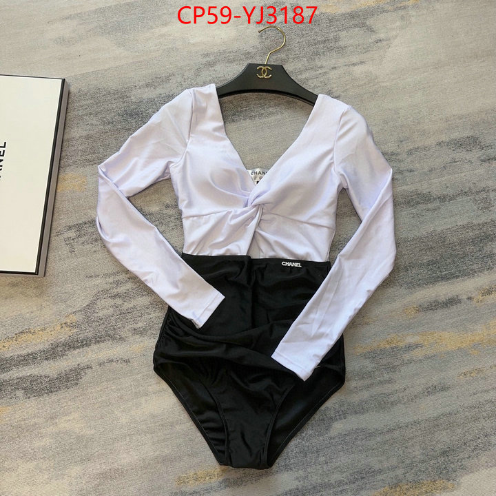 Swimsuit-Chanel 1:1 replica wholesale ID: YJ3187 $: 59USD