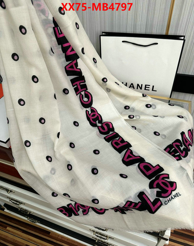 Scarf-Chanel replica 1:1 high quality ID: MB4797 $: 75USD