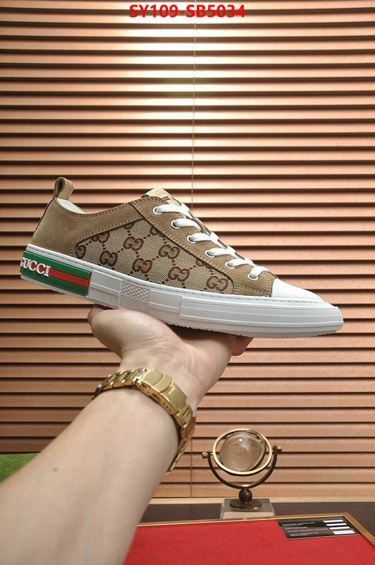 Men Shoes-Gucci what 1:1 replica ID: SB5034 $: 109USD