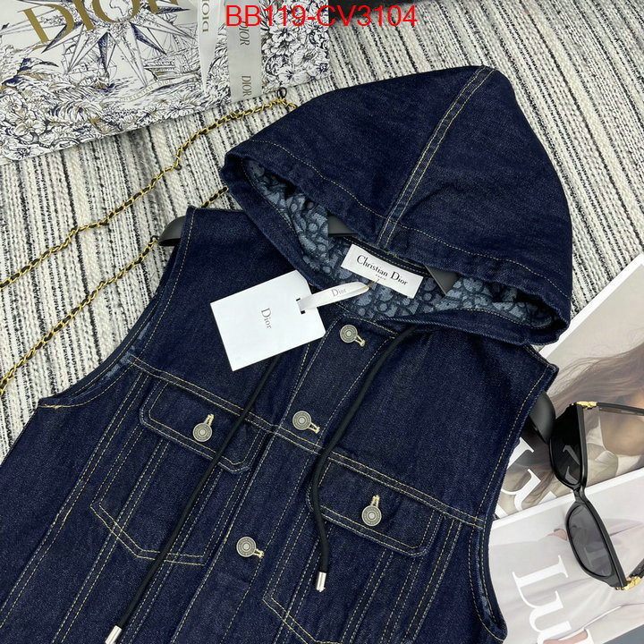 Clothing-Dior best quality fake ID: CV3104 $: 119USD