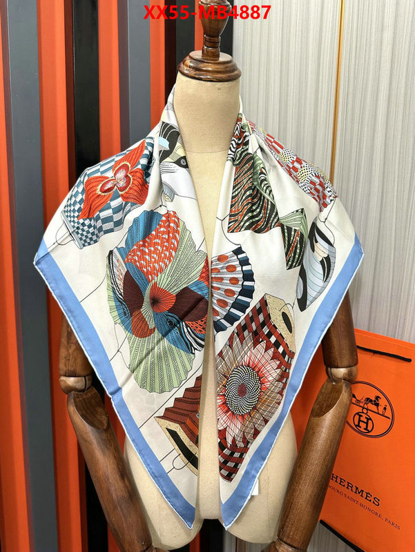 Scarf-Hermes top quality fake ID: MB4887 $: 55USD