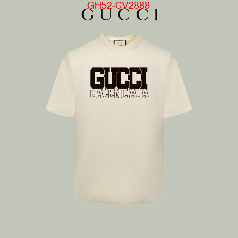 Clothing-Gucci best luxury replica ID: CV2888 $: 52USD