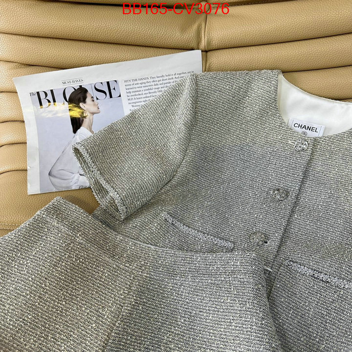 Clothing-Chanel what is aaaaa quality ID: CV3076 $: 165USD