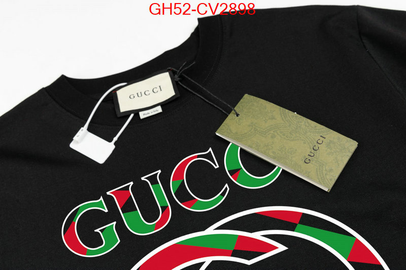 Clothing-Gucci best quality designer ID: CV2898 $: 52USD
