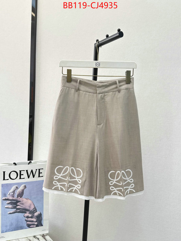 Clothing-Loewe what's the best to buy replica ID: CJ4935 $: 119USD