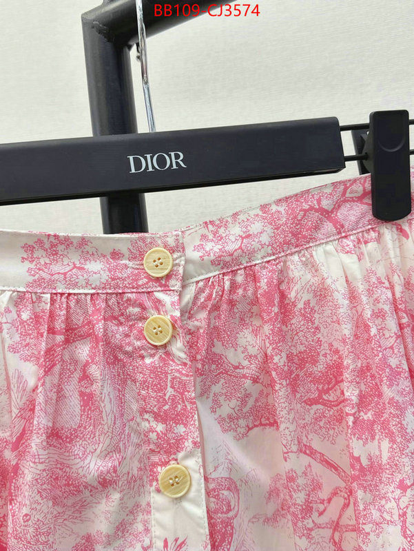 Clothing-Dior top fake designer ID: CJ3574 $: 109USD