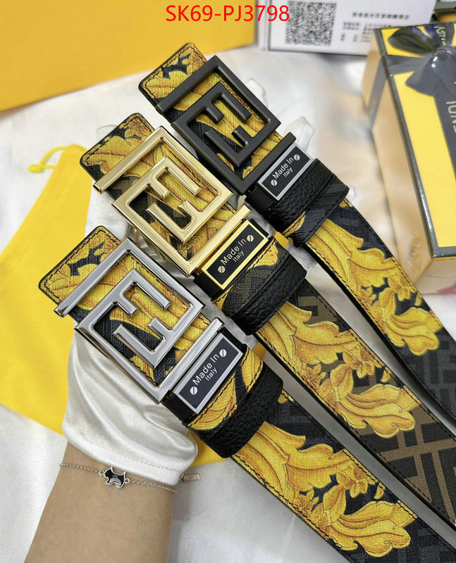 Belts-Fendi fake high quality ID: PJ3798 $: 69USD