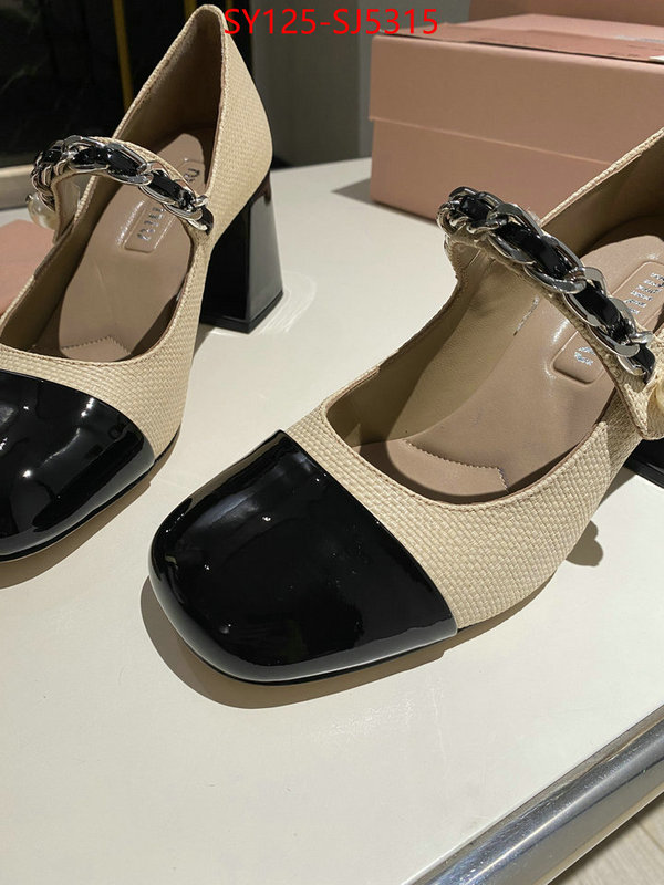 Women Shoes-Miu Miu luxury fake ID: SJ5315 $: 125USD