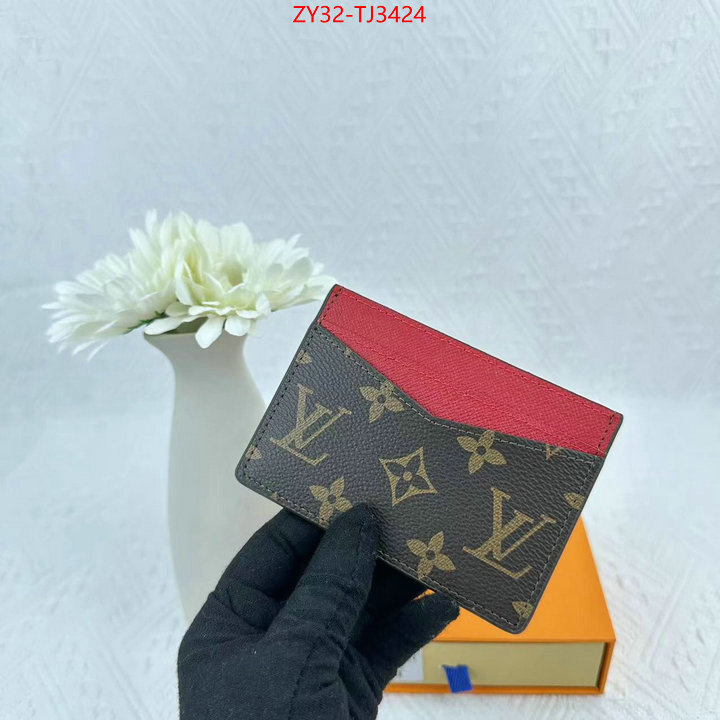 LV Bags(4A)-Wallet cheap high quality replica ID: TJ3424 $: 32USD,