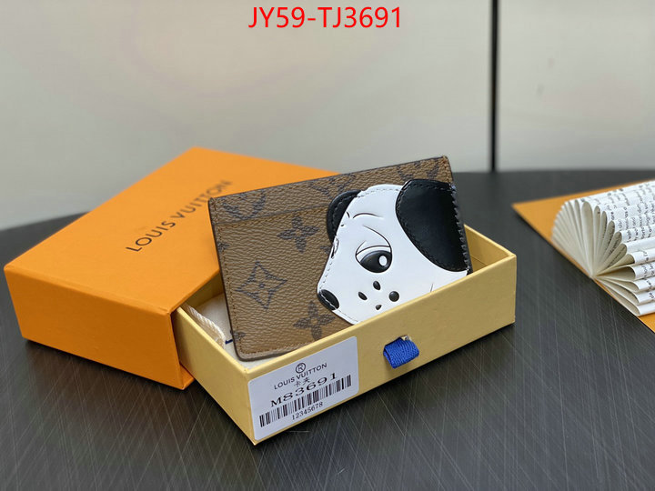 LV Bags(TOP)-Wallet best fake ID: TJ3691 $: 59USD,