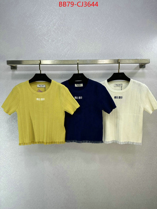 Clothing-MIU MIU buy 1:1 ID: CJ3644 $: 79USD