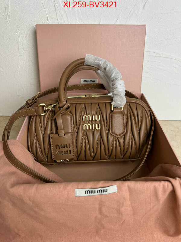 Miu Miu Bags(TOP)-Crossbody- top quality website ID: BV3421 $: 259USD,