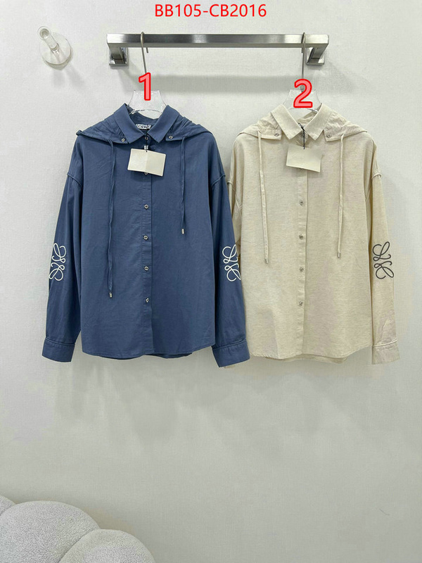 Clothing-Loewe how to find designer replica ID: CB2016 $: 105USD