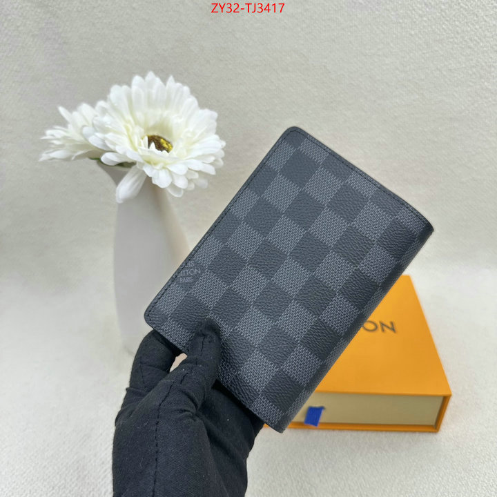 LV Bags(4A)-Wallet replicas buy special ID: TJ3417 $: 32USD,