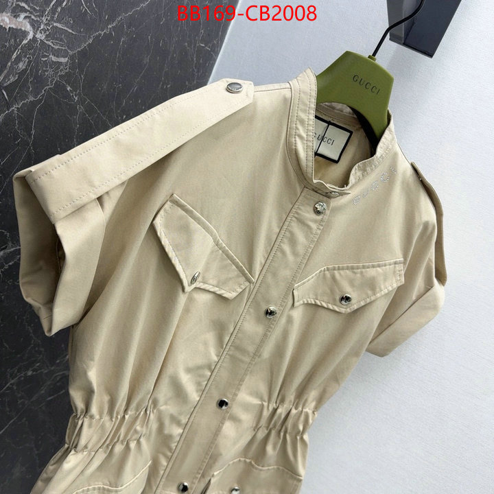 Clothing-Gucci same as original ID: CB2008 $: 169USD