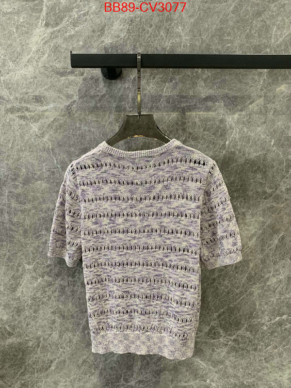 Clothing-Chanel what is aaaaa quality ID: CV3077 $: 89USD