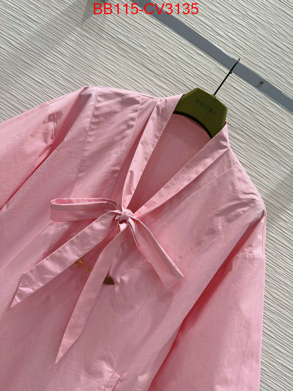 Clothing-Gucci top brands like ID: CV3135 $: 115USD