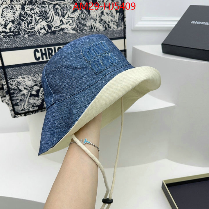 Cap(Hat)-Miu Miu designer fake ID: HJ5409 $: 29USD