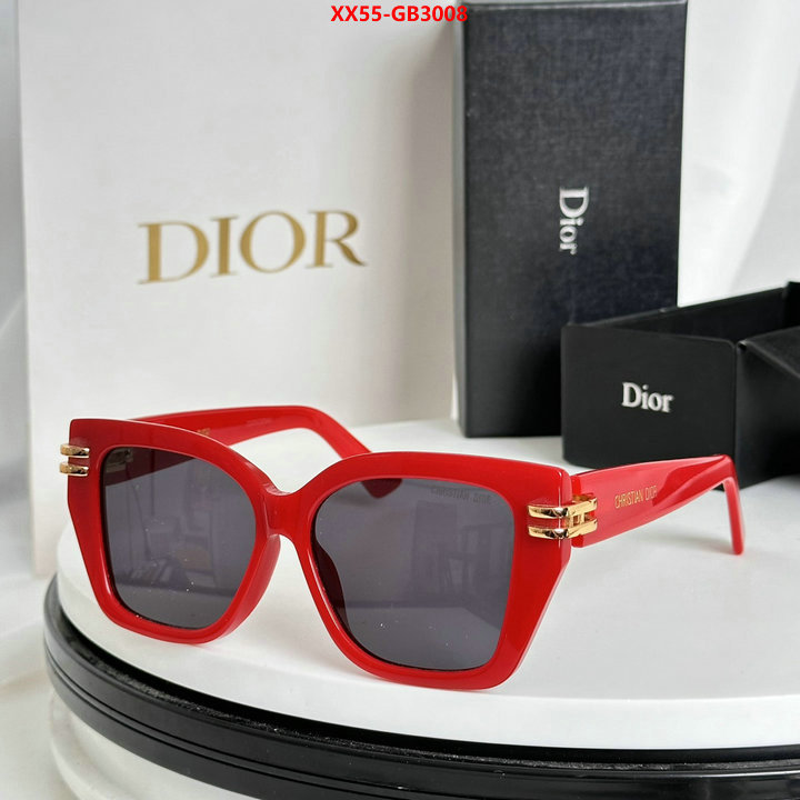 Glasses-Dior top quality designer replica ID: GB3008 $: 55USD