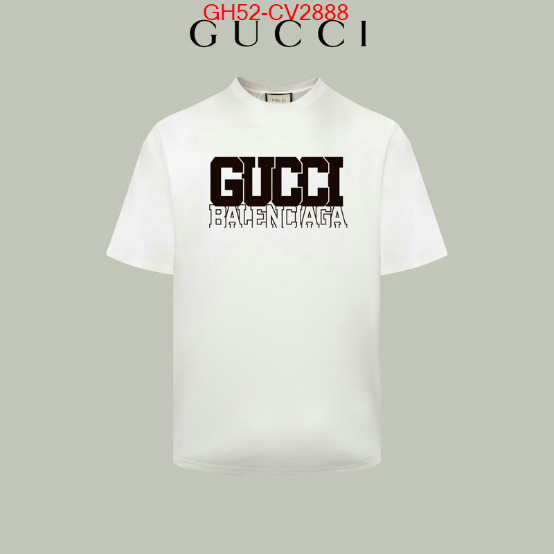 Clothing-Gucci best luxury replica ID: CV2888 $: 52USD