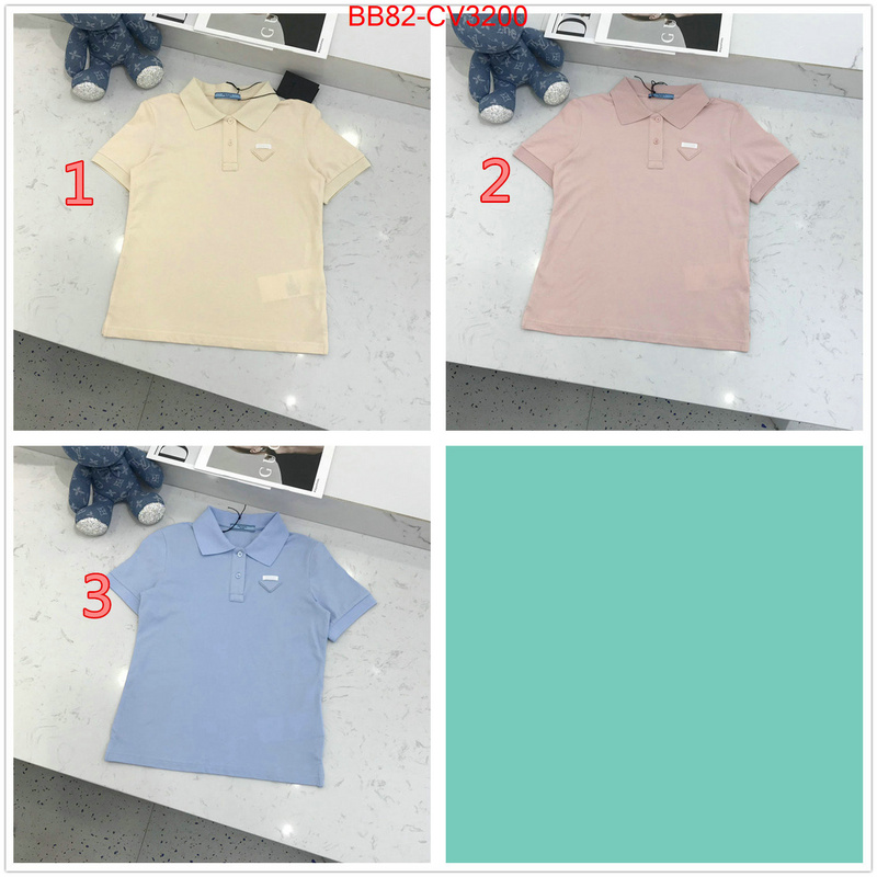 Clothing-Prada aaaaa class replica ID: CV3200 $: 82USD