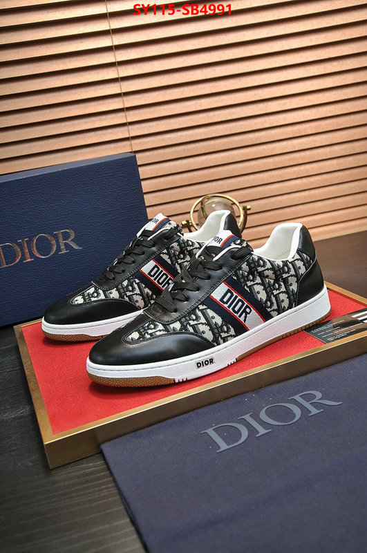 Men shoes-Dior fake designer ID: SB4991 $: 115USD