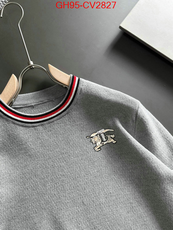 Clothing-Burberry designer fake ID: CV2827 $: 95USD
