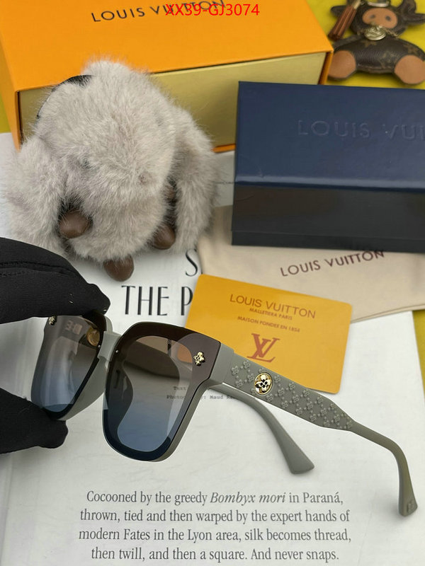 Glasses-LV best website for replica ID: GJ3074 $: 39USD