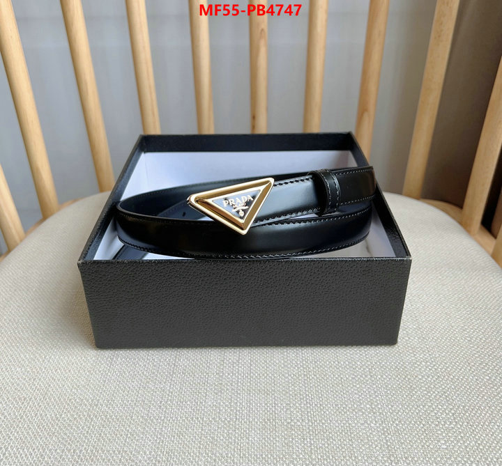 Belts-Prada 7 star quality designer replica ID: PB4747 $: 55USD