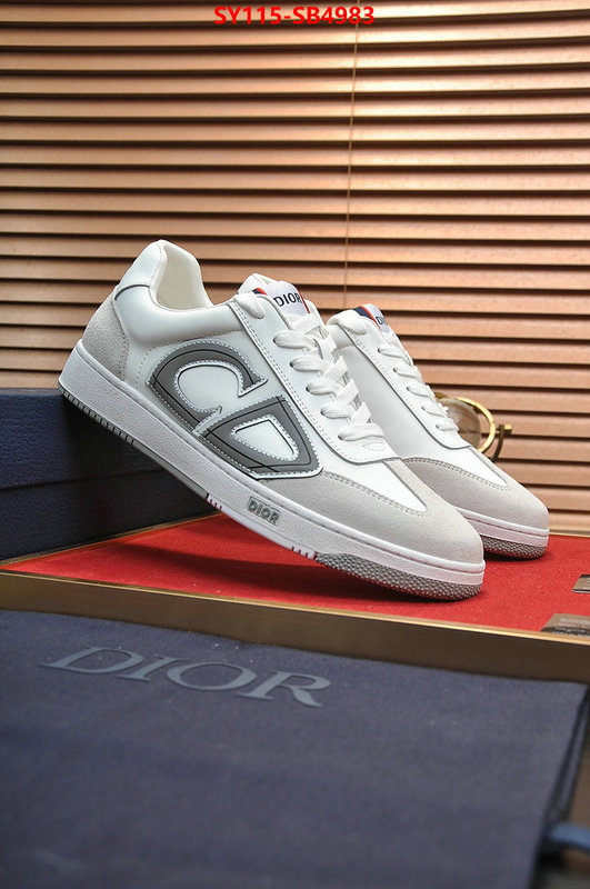 Men shoes-Dior perfect quality designer replica ID: SB4983 $: 115USD