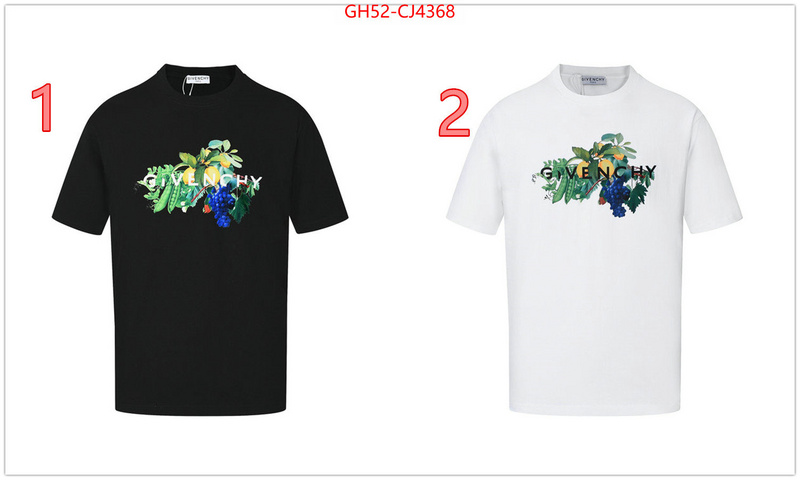 Clothing-Givenchy replica best ID: CJ4368 $: 52USD