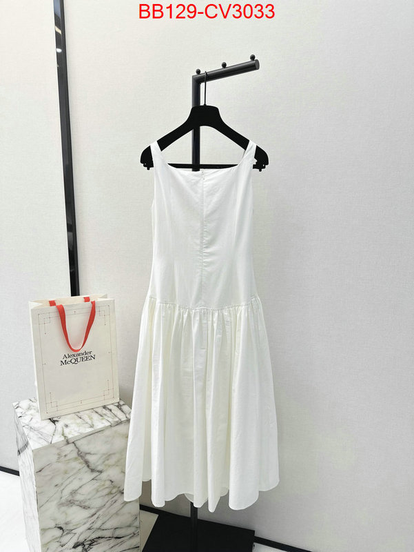 Clothing-Alexander Mcqueen where to buy fakes ID: CV3033 $: 129USD