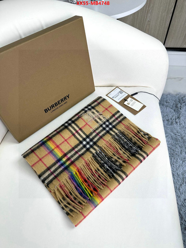 Scarf-Burberry high quality customize ID: MB4748 $: 55USD
