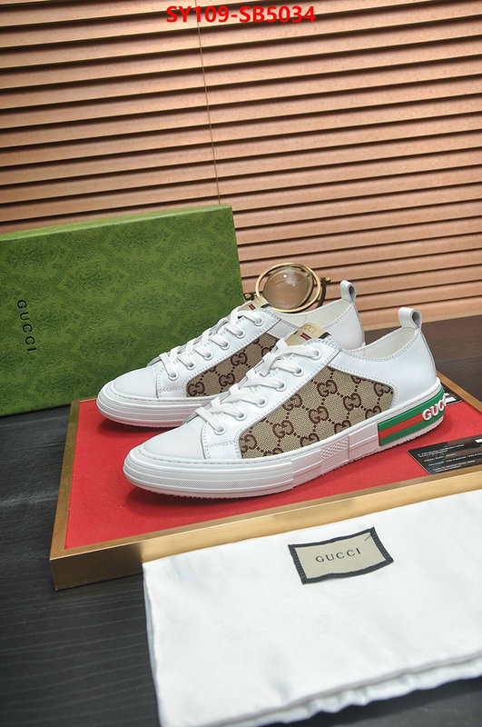 Men Shoes-Gucci what 1:1 replica ID: SB5034 $: 109USD