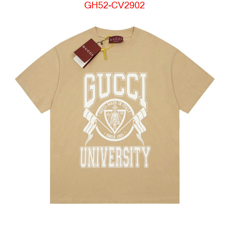 Clothing-Gucci luxury cheap ID: CV2902 $: 52USD