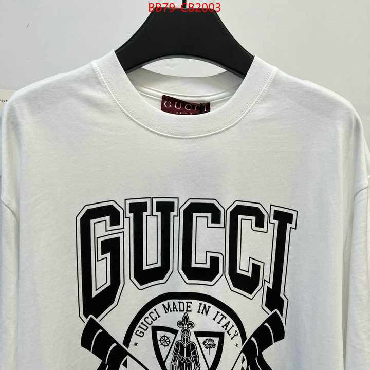 Clothing-Gucci cheap online best designer ID: CB2003 $: 79USD
