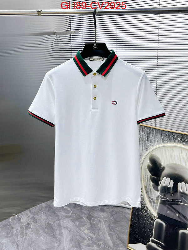 Clothing-Gucci aaaaa+ replica designer ID: CV2925 $: 89USD