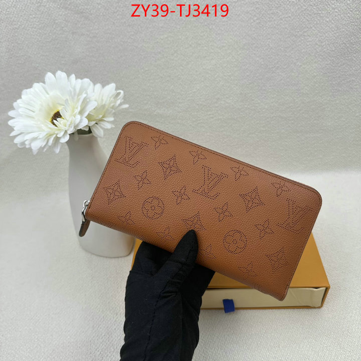 LV Bags(4A)-Wallet luxury fashion replica designers ID: TJ3419 $: 39USD,