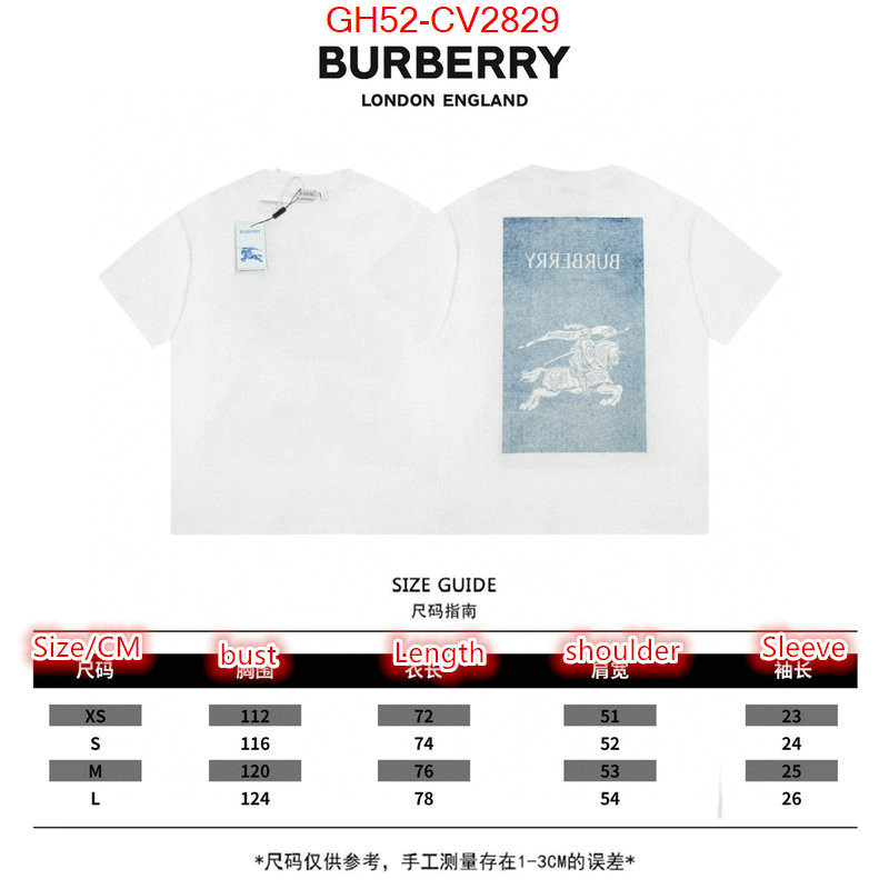 Clothing-Burberry buy the best replica ID: CV2829 $: 52USD