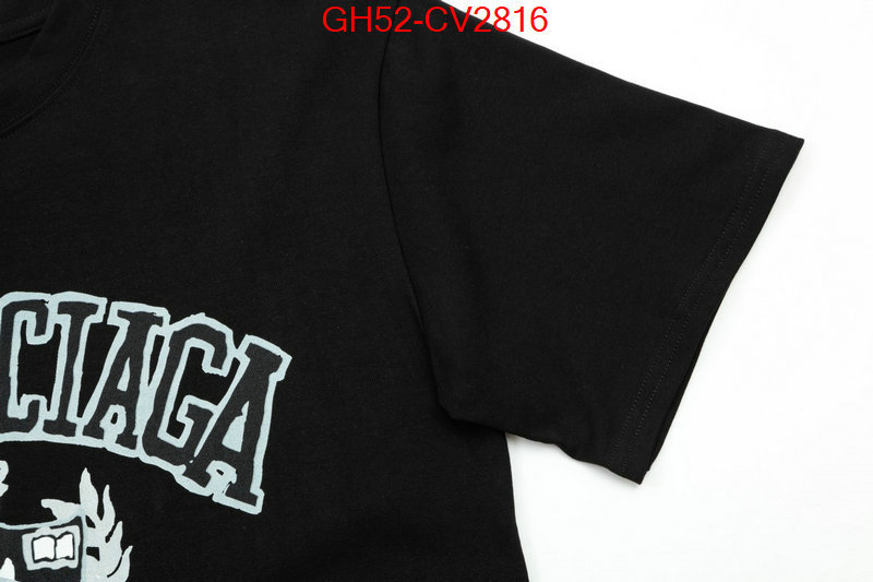 Clothing-Balenciaga for sale cheap now ID: CV2816 $: 52USD