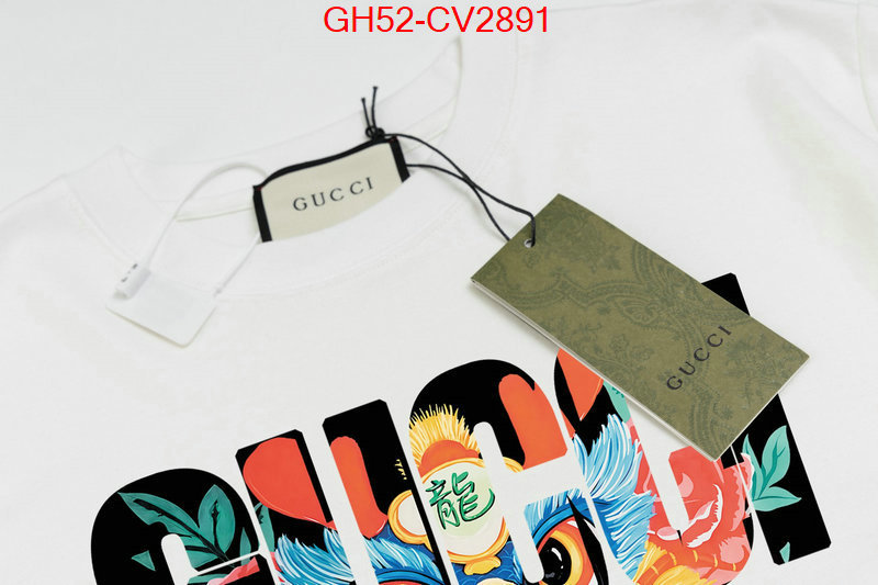 Clothing-Gucci replica designer ID: CV2891 $: 52USD