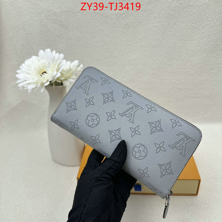 LV Bags(4A)-Wallet luxury fashion replica designers ID: TJ3419 $: 39USD,